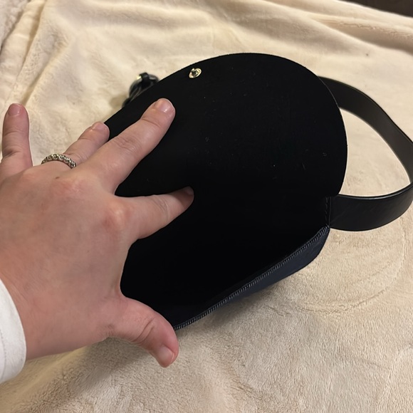 Theory Post Saddle Leather and Denim Waist/Hip/Belt Bag - Picture 5 of 13